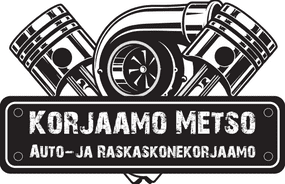 Auto- ja Raskaskonekorjaamo Jukka Metso-logo